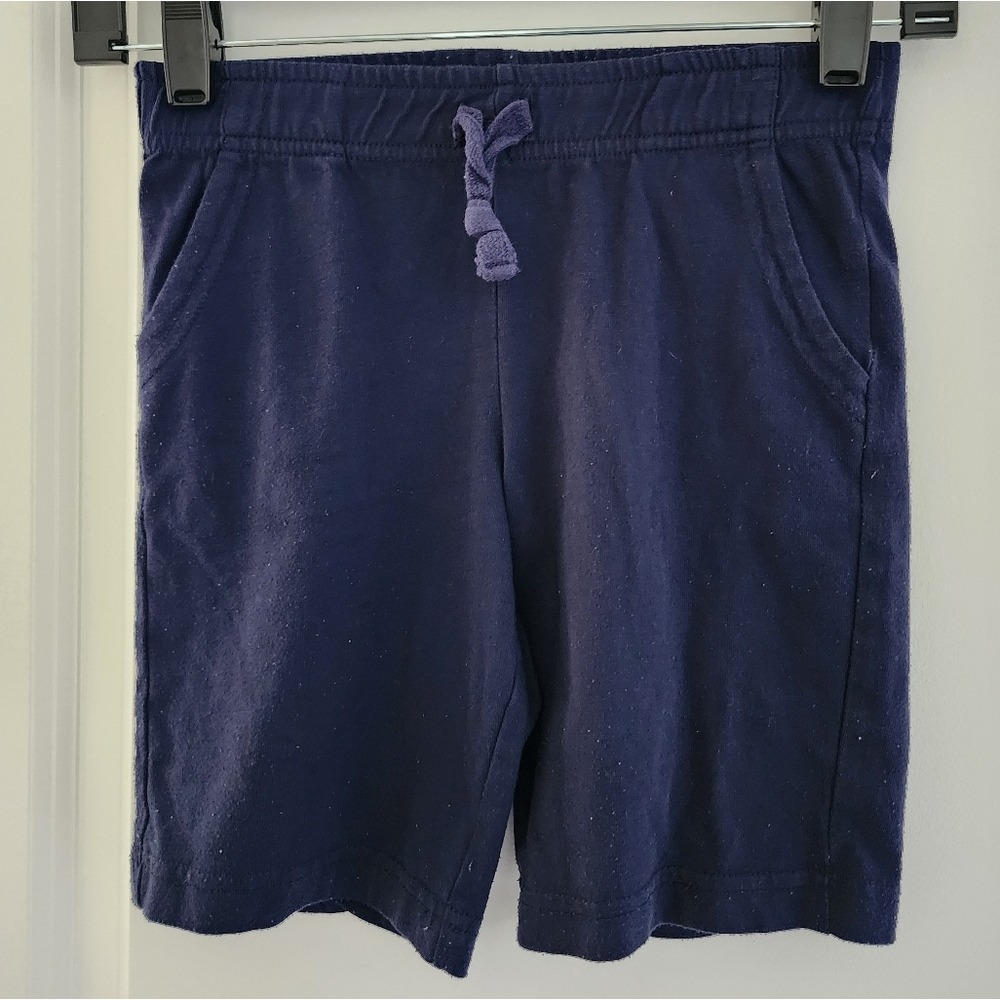 Epic Threads Boys Navy Blue Knit Jersey Pull On Shorts Size 7